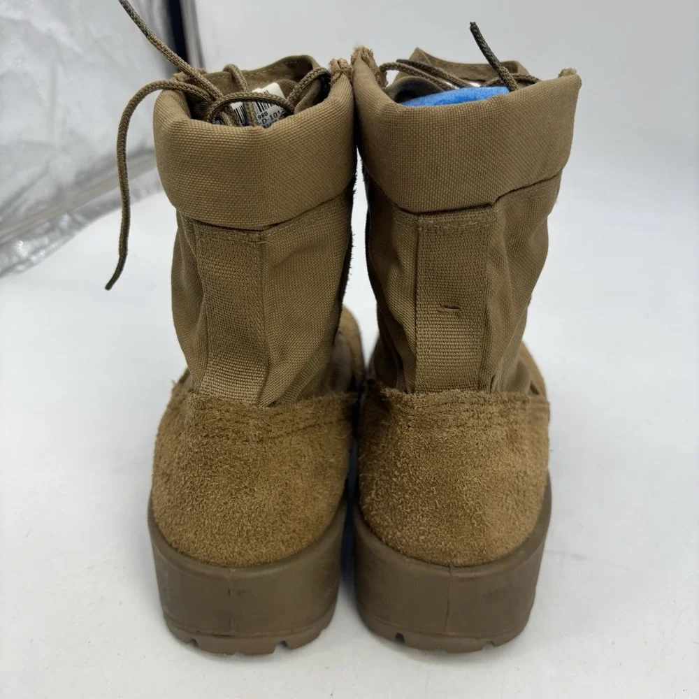 McRae Flight Combat Military Boots Mens 7.5 W Coyote Brown Vibram Soles
